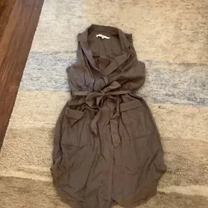 Lovers + Friends | Dresses | Lovers And Friends Brown Faux Wrap Dress  Medium | Poshmark